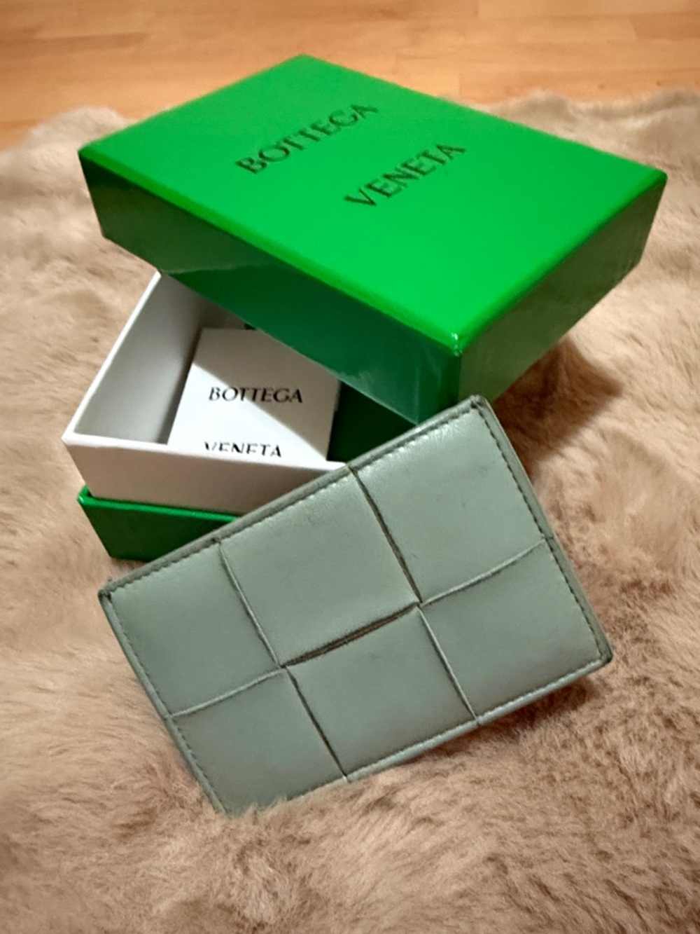 Authentic Bottega Veneta Cassette Card Holder